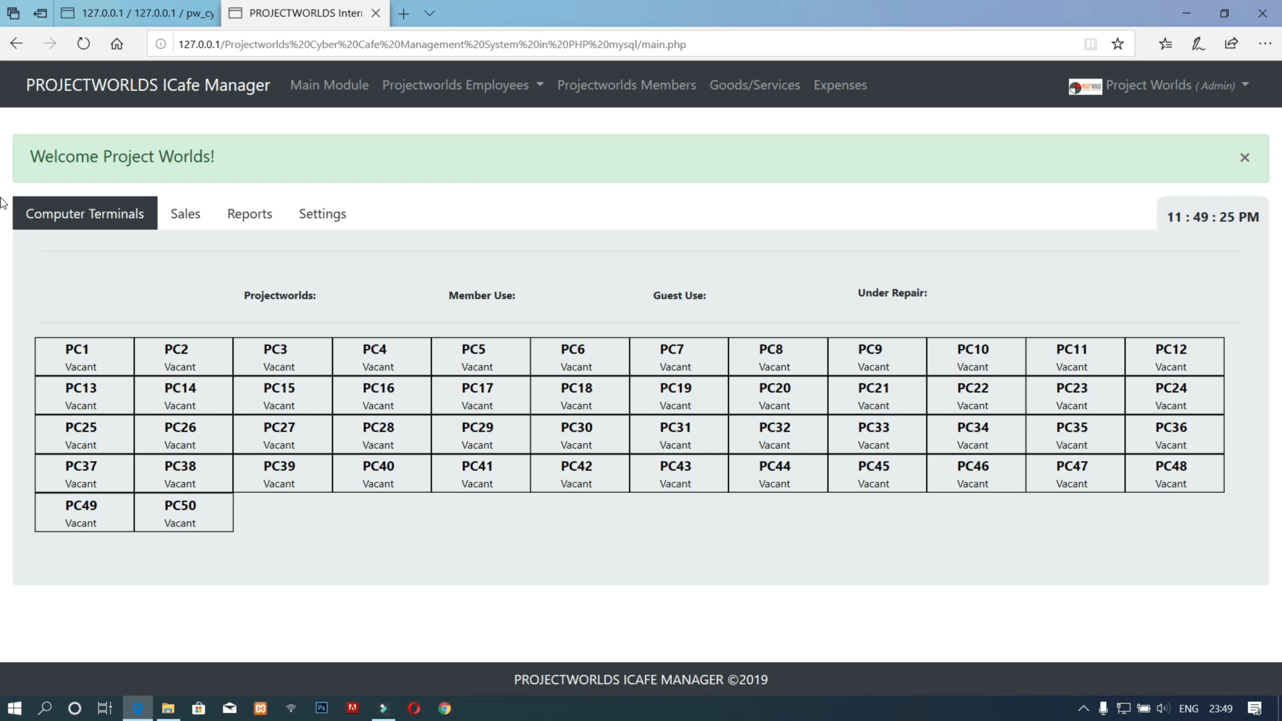 cyber cafe project in hindi pdf