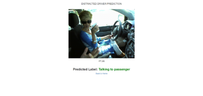 Driver Distraction Prediction