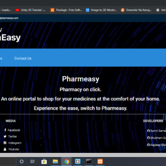 Online Medicine Shop using NodeJS MYSQL