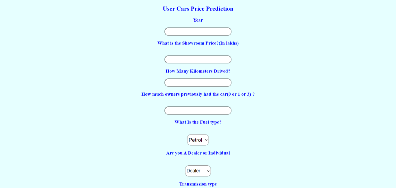 Used Car Price Prediction Using Machine Learning Projectworlds 2495