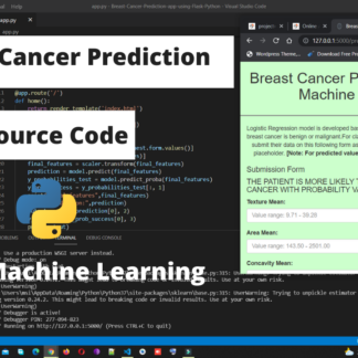 Breast Cancer Prediction Machine Learning Source Code