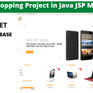online shopping project in java using netbeans