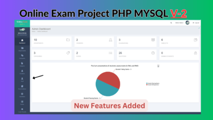 Advance Online Examination System Project in PHP Version-2