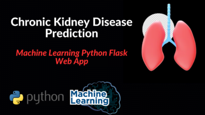 Chronic kidney disease prediction machine learning web app